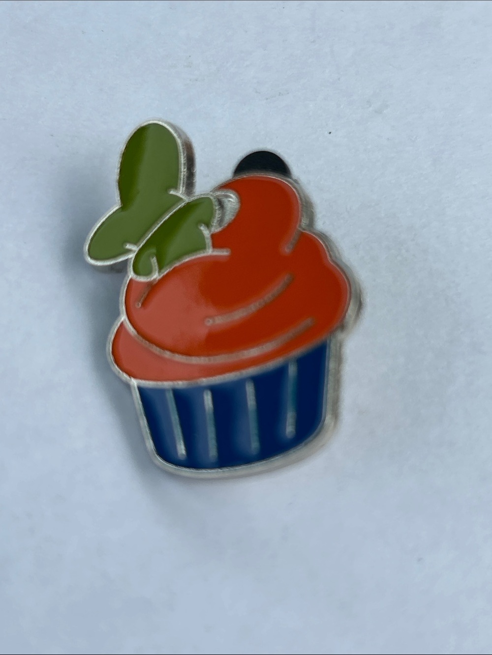 Disney Orange, Blue & Green Cupcake Enamel Pin